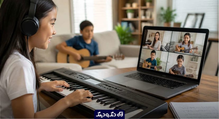 راهنمای کامل قیمت آموزش آنلاین موسیقی در سال 1405